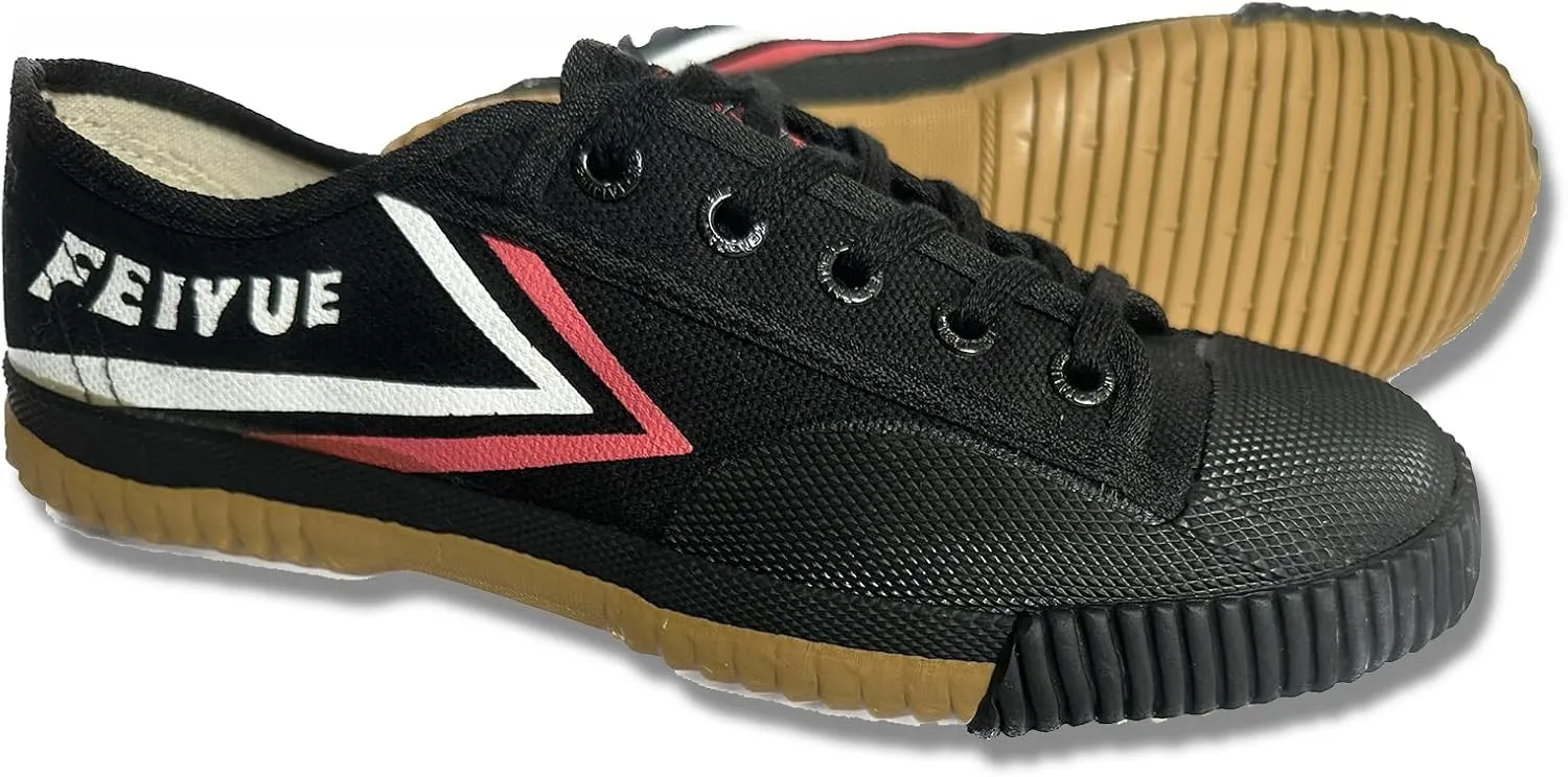 Adults Martial Arts Shoes Men Women |Kids Low Top Canvas Sneakers for Kung fu Parkour | Daily Casual Walking Shoes | Rubber Sole Fashion Sneakers