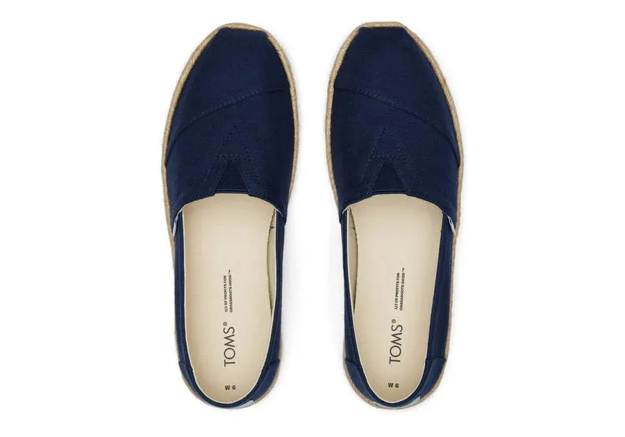 Alpargata Rope Navy Cotton