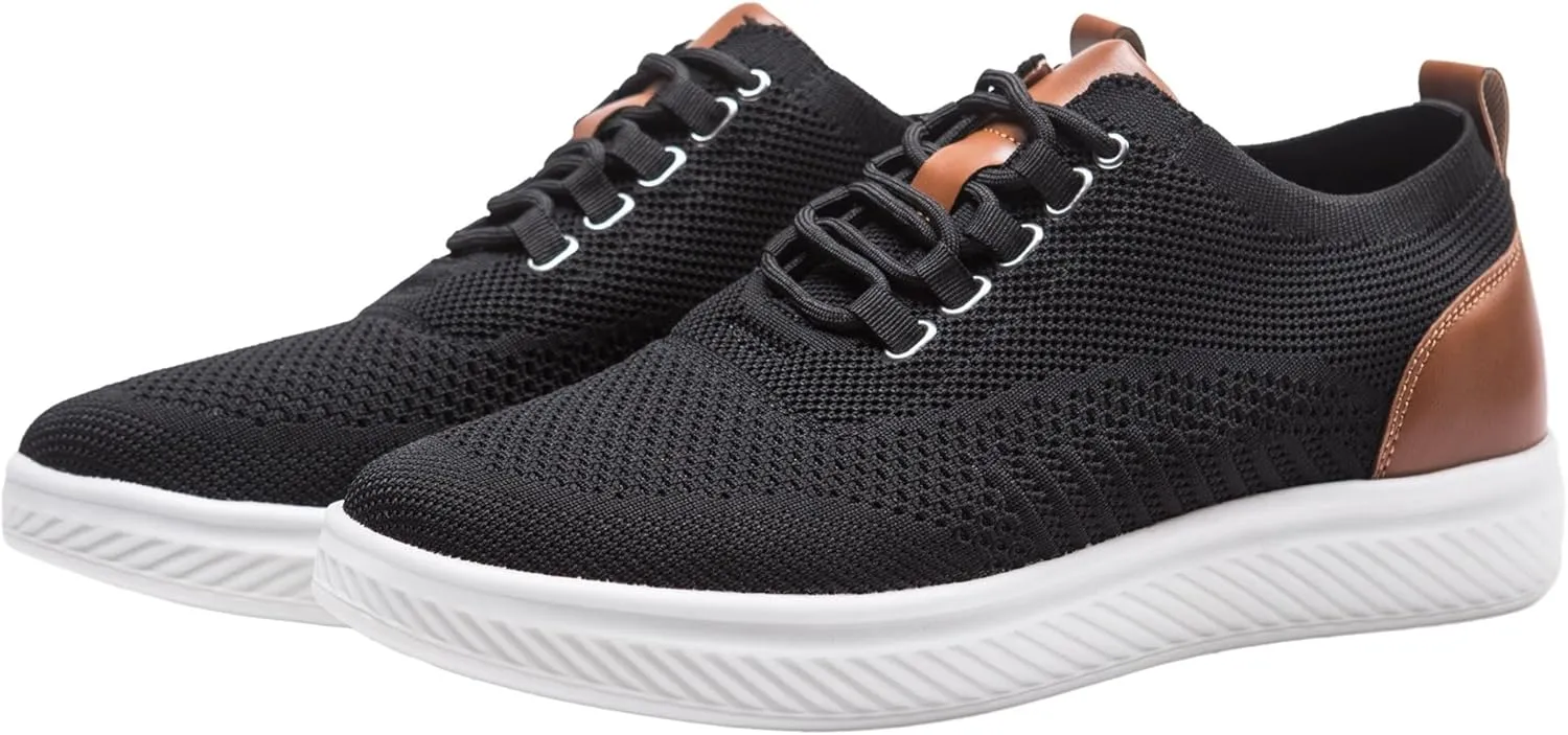 Alpine Swiss Brad Mens Dress Sneakers Mesh Oxfords Business Casual Comfortable Shoes