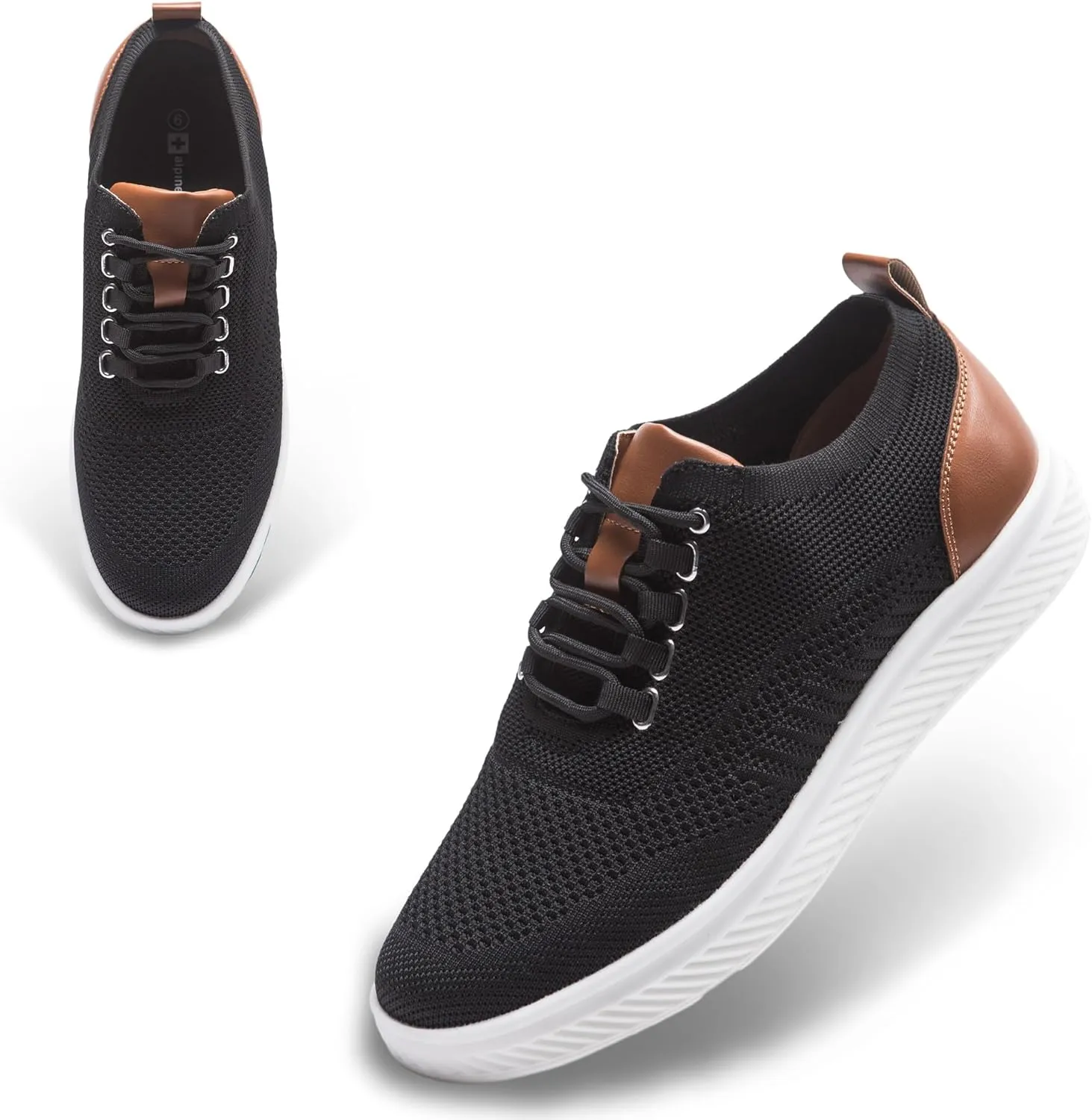 Alpine Swiss Brad Mens Dress Sneakers Mesh Oxfords Business Casual Comfortable Shoes