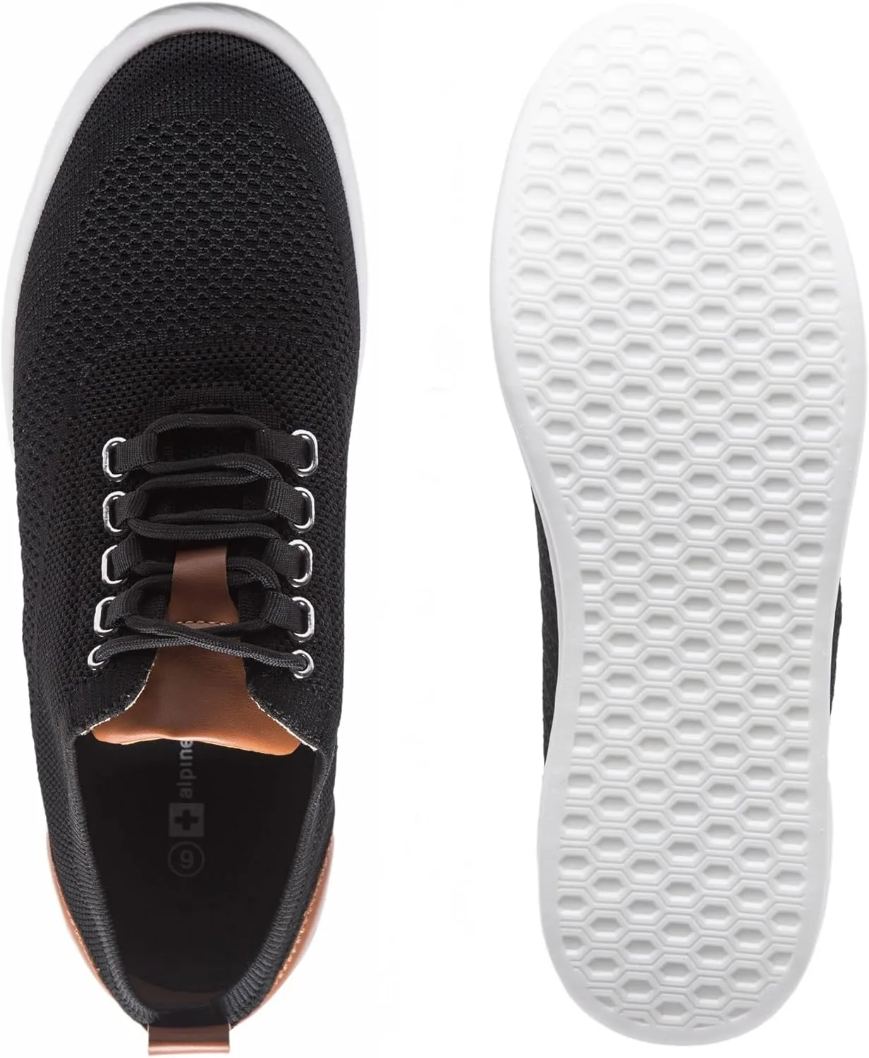 Alpine Swiss Brad Mens Dress Sneakers Mesh Oxfords Business Casual Comfortable Shoes