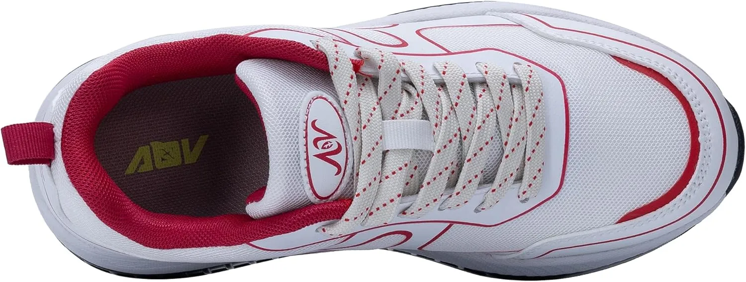AOV Womens Walking Shoes with Arch Support Plantar Fasciitis Sneakers Gym Tennis for Foot and Heel Pain Relief