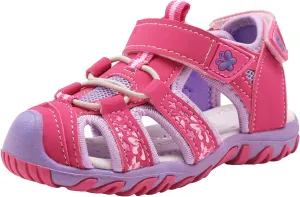 Apakowa Kid's Boy's Girl's Soft Sole Close Toe Sport Beach Sandals (Toddler/Little Kid)