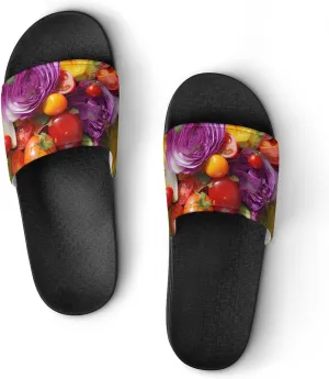 Aztec Calendar House Sandals Non Slip Slippers Quick Drying Bathroom Shower Shoes for Women Men