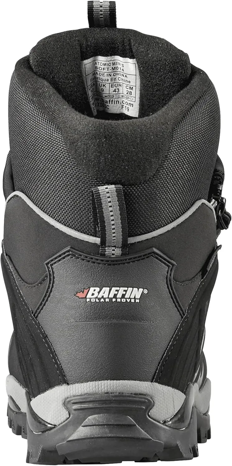 Baffin Men's ATOMIC Winter Boots | Waterproof Insulated Vegan Sport Boots for Hiking & Cold Weather | Snowshoe Compatible