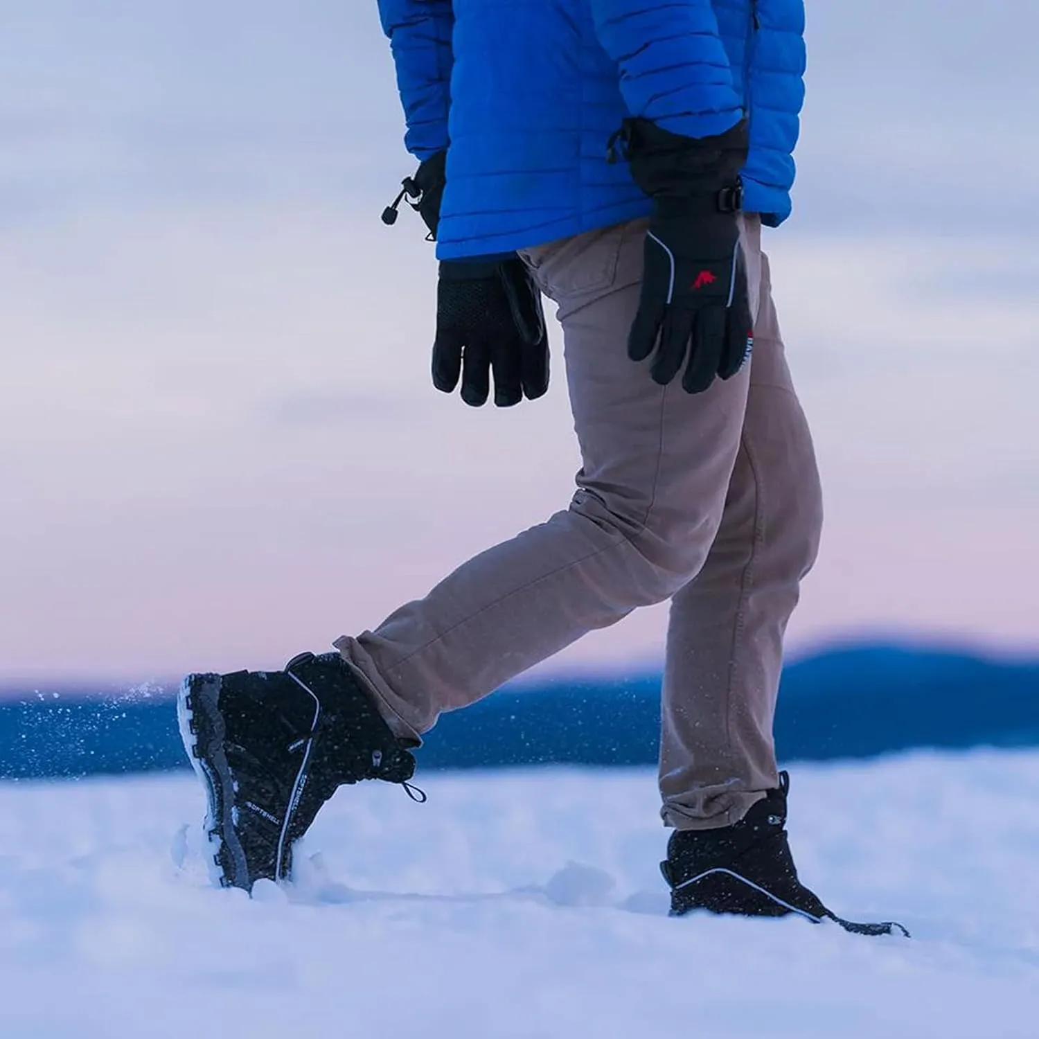 Baffin Men's ATOMIC Winter Boots | Waterproof Insulated Vegan Sport Boots for Hiking & Cold Weather | Snowshoe Compatible