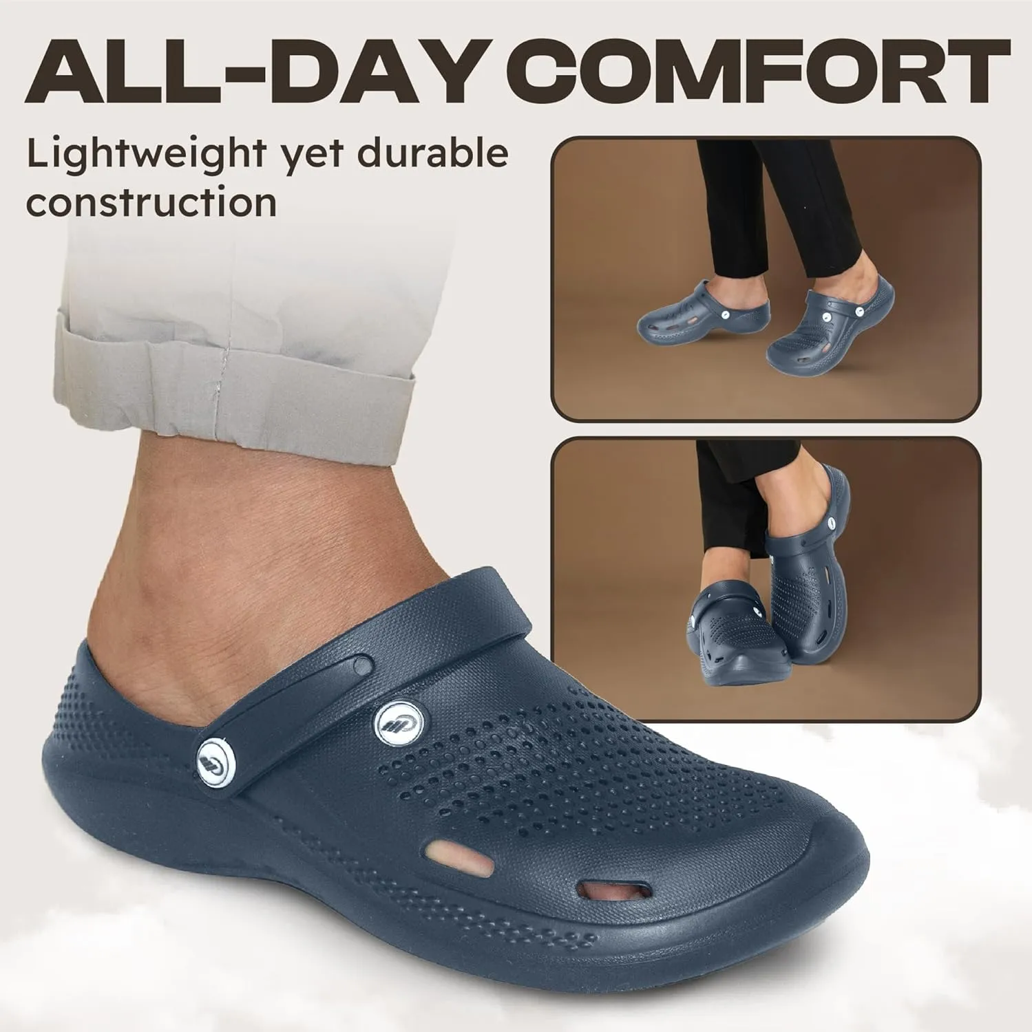 Basha Unisex Garden Clogs Slippers Sandals for Men and Women, Great for Outdoor
