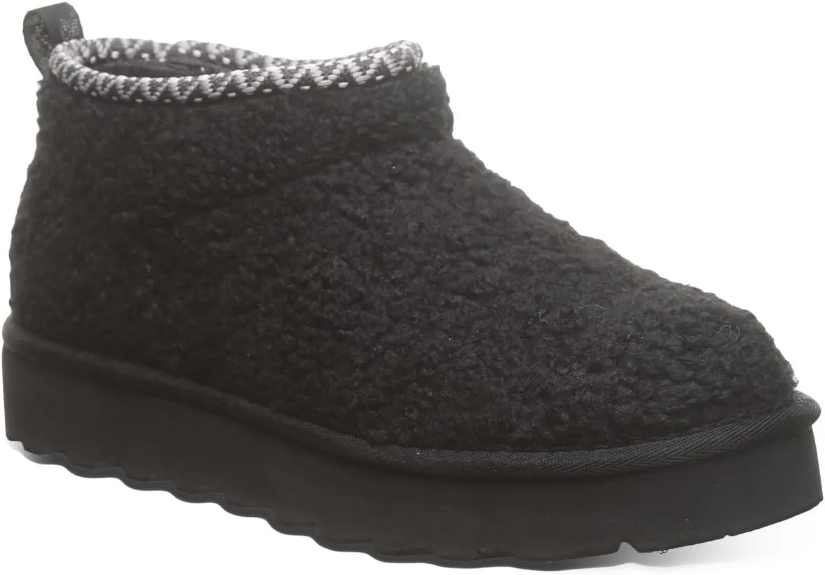 BEARPAW Women's Snuggle Daphne Deco Slip on Ankle Winter Boot