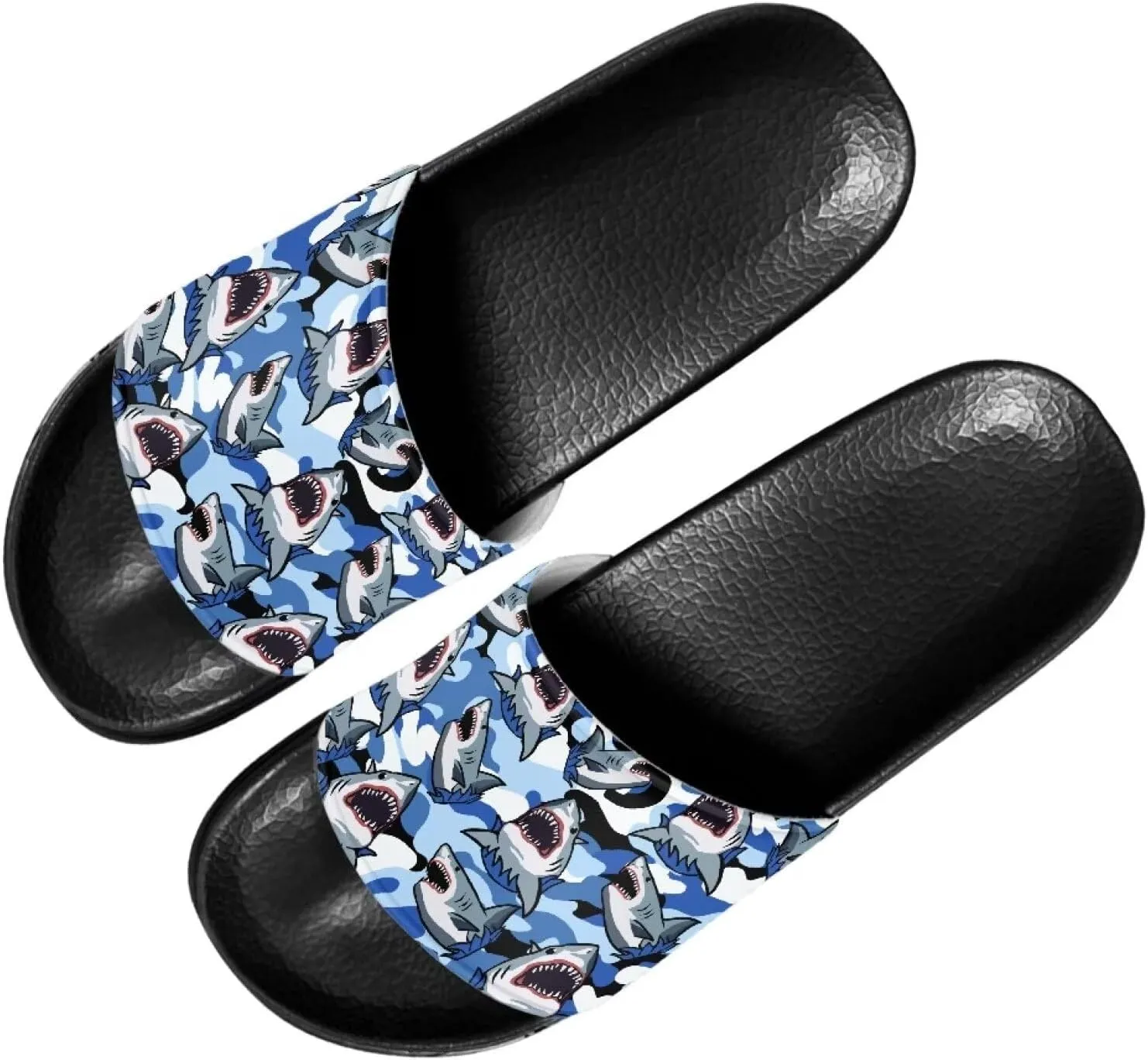 Binienty Funny Slippers for Adults Sandals Unisex Non Slip Quick Drying Shower Slides Bathroom Shoes