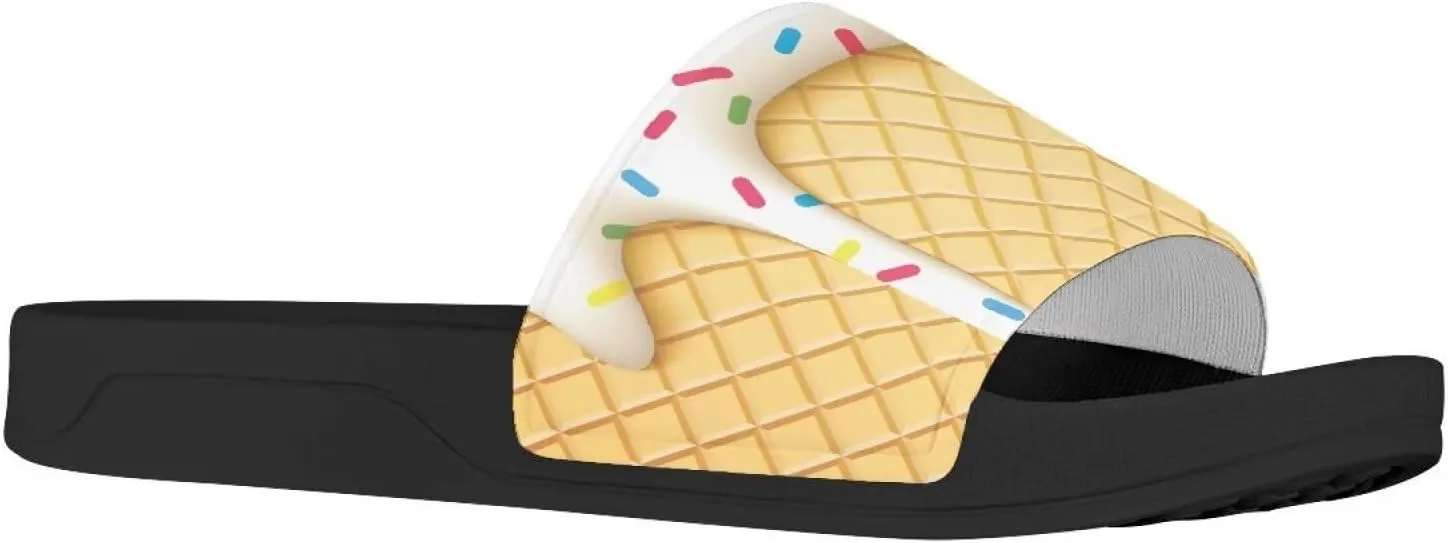 Binienty Funny Slippers for Adults Sandals Unisex Non Slip Quick Drying Shower Slides Bathroom Shoes