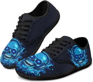 Binienty Unisex Women Men Wide Toe Barefoot Sneakers Lightweight Walking Daily Lace Up Waling Shoes