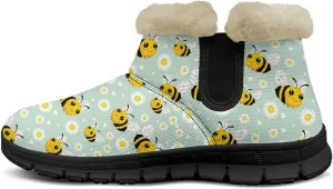 Binienty Womens Snow Boots Winte Fur Lined Cozy Warm Insulated Fuzzy Boots