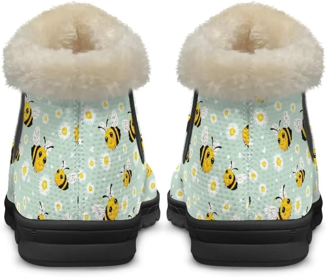 Binienty Womens Snow Boots Winte Fur Lined Cozy Warm Insulated Fuzzy Boots