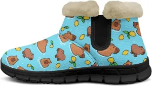Binienty Womens Snow Boots Winte Fur Lined Cozy Warm Insulated Fuzzy Boots