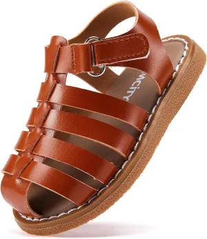 BMCiTYBM Baby Boy Girl Closed Toe Sandals Infant Summer First Walking Shoes Non-Slip Fisherman Sandals 6 9 12 18 24 Months