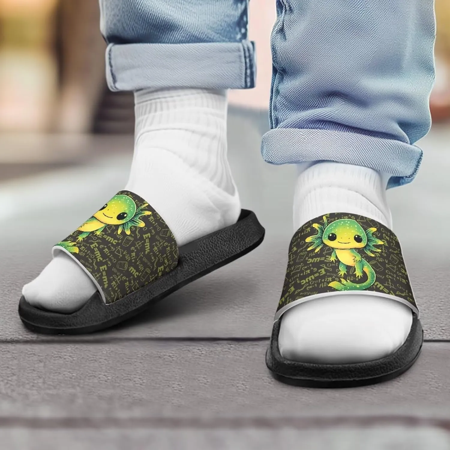 Boys Slides Cool Animal Cloud Slides for Kids Summer House Slippers Beach Sandals
