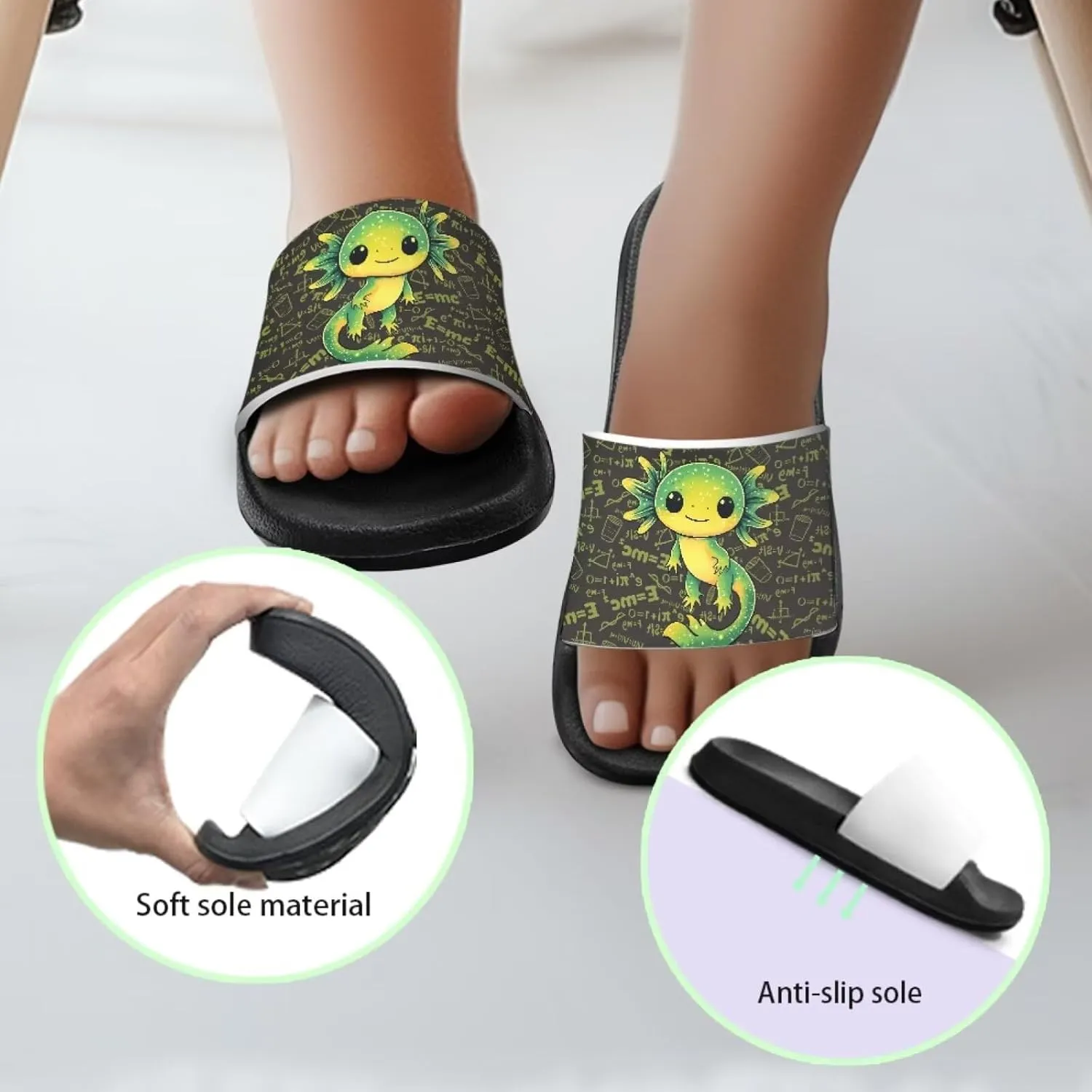 Boys Slides Cool Animal Cloud Slides for Kids Summer House Slippers Beach Sandals