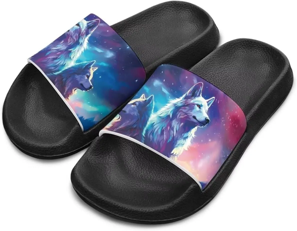 Boys Slides Sandal Non-slip Kids Pool Slides for Beach Lightweight