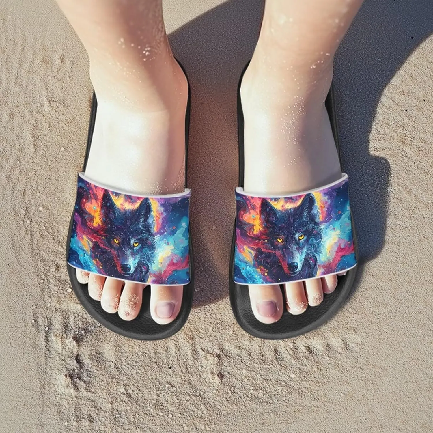 Boys Slides Sandal Non-slip Kids Pool Slides for Beach Lightweight