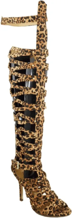 Breckelles Womens Diva-31 Gladiator High Heel Sandals