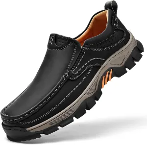Caipcmall Mens Orthopedic Shoes Slip On, Mens Hands Free Slip in Loafers Caipcmall Shoes