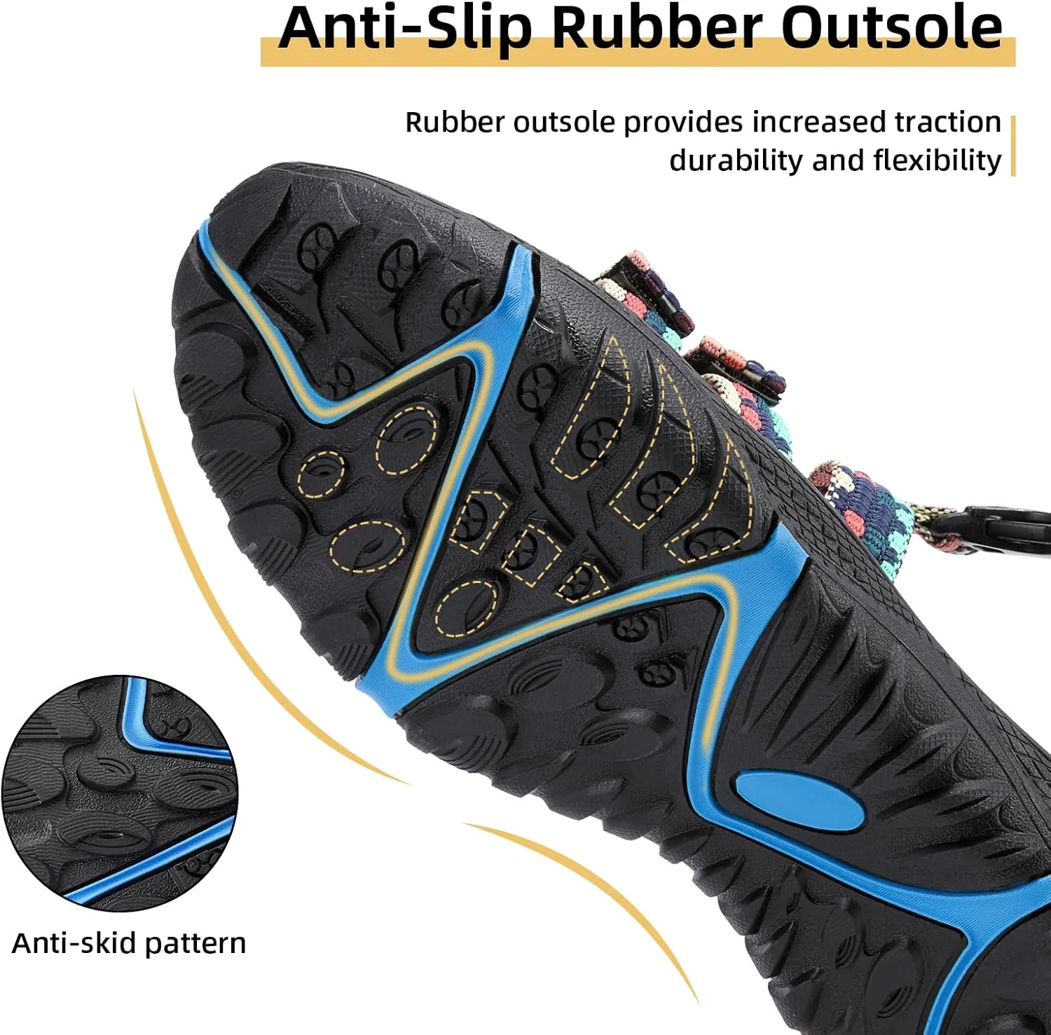 CAMEL CROWN Hiking Sandals for Women Outdoor Sports Sandals Open Toe Athletics Sandals Braided Tape Walking Sandal