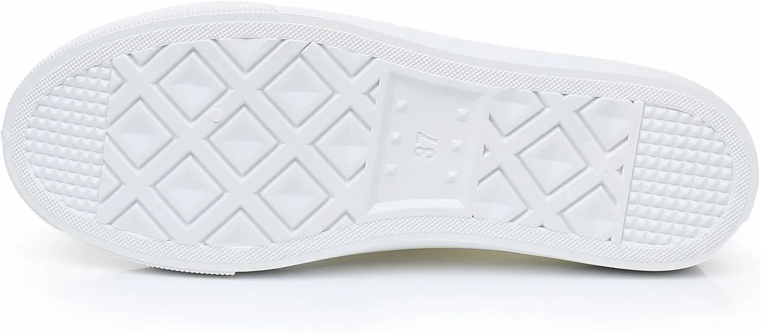 Canvas Korean Style Fashion Sneakers Lightweight Casual Flat Trainers for Daily Wear Walking Travel and School Versatile White Shoes for Women
