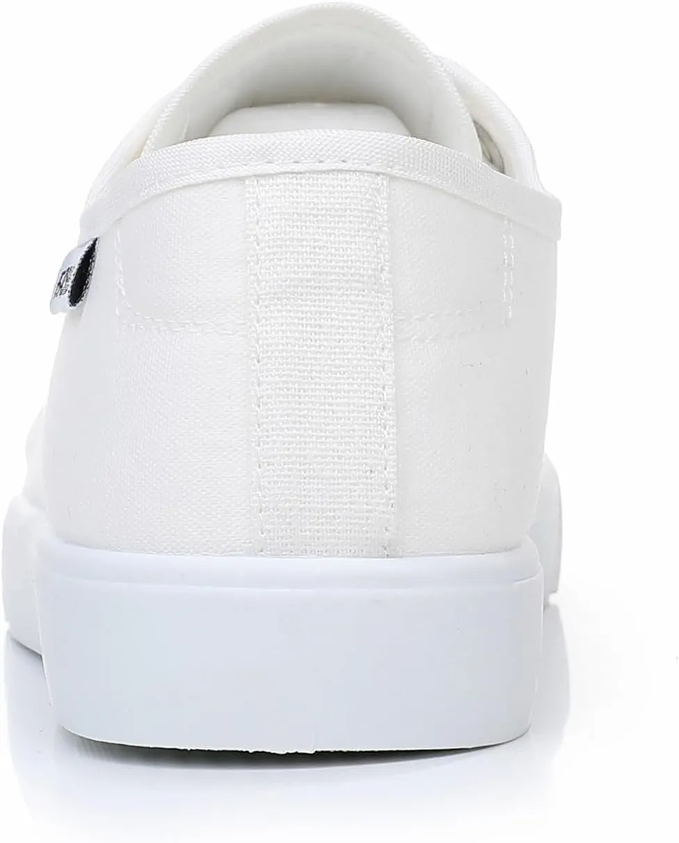 Canvas Korean Style Fashion Sneakers Lightweight Casual Flat Trainers for Daily Wear Walking Travel and School Versatile White Shoes for Women