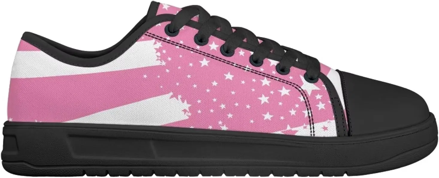 Canvas Shoes for Women Platform Sneakers Slip on Lace-up Walking Flats Outdoor Lightweight Tennis Shoe