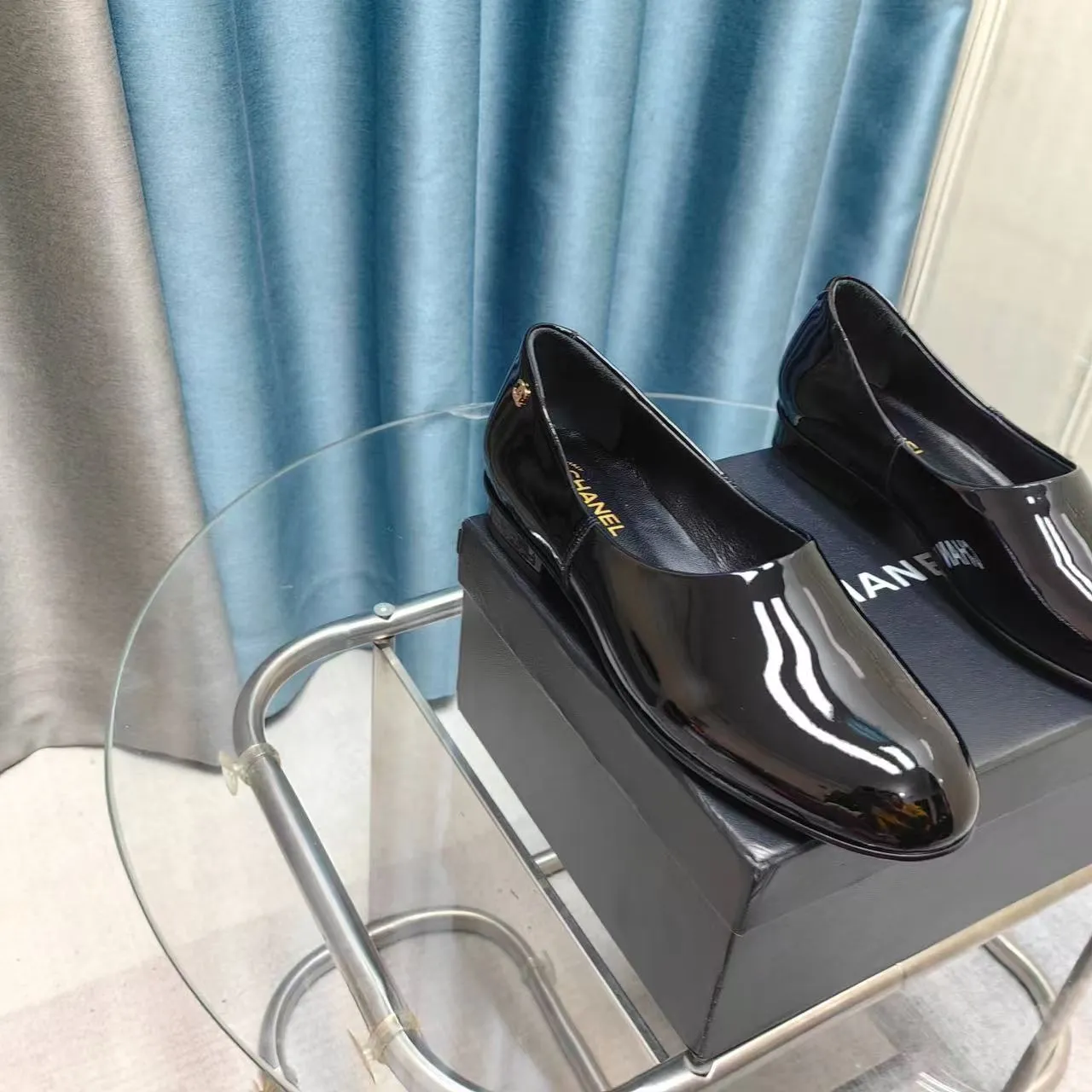 CC 25C Loafer Black Patent Calfskin