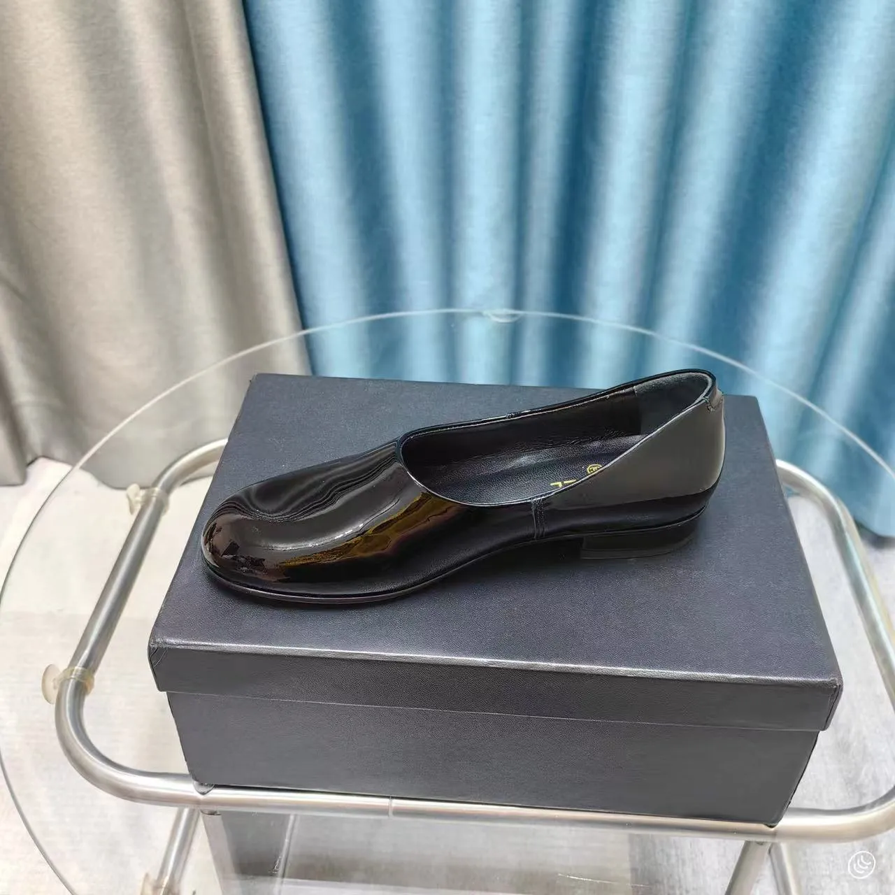 CC 25C Loafer Black Patent Calfskin
