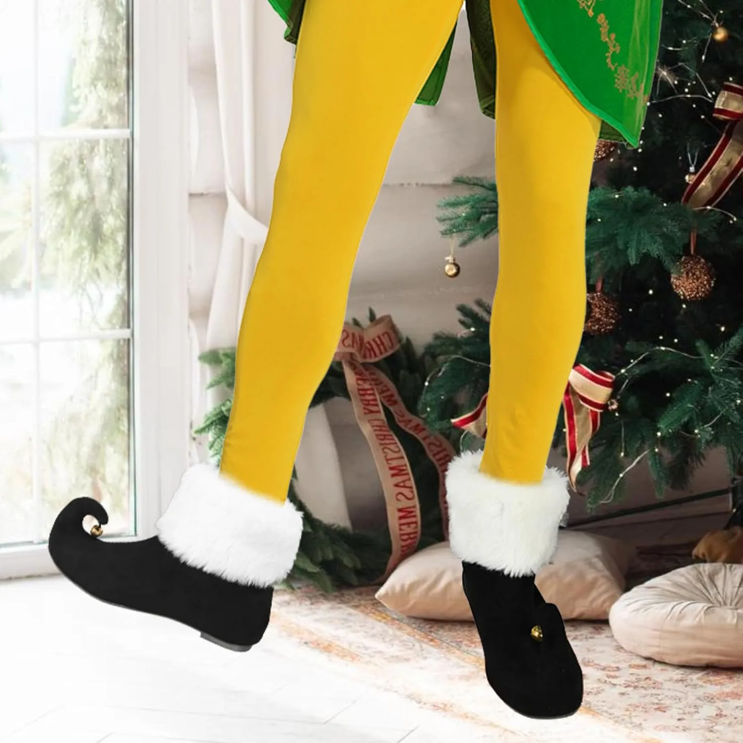 Christmas Costume Shoes,Halloween or Christmas Party, This B Boots for Men or Women Great Gift.
