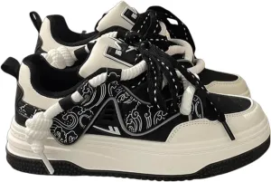 Chunky Sneakers for Women, Dopamine Color Platform Shoes, Warm & Stylish Plush Sole Sneakers, Height-Boosting & Durable for Autumn and Winter