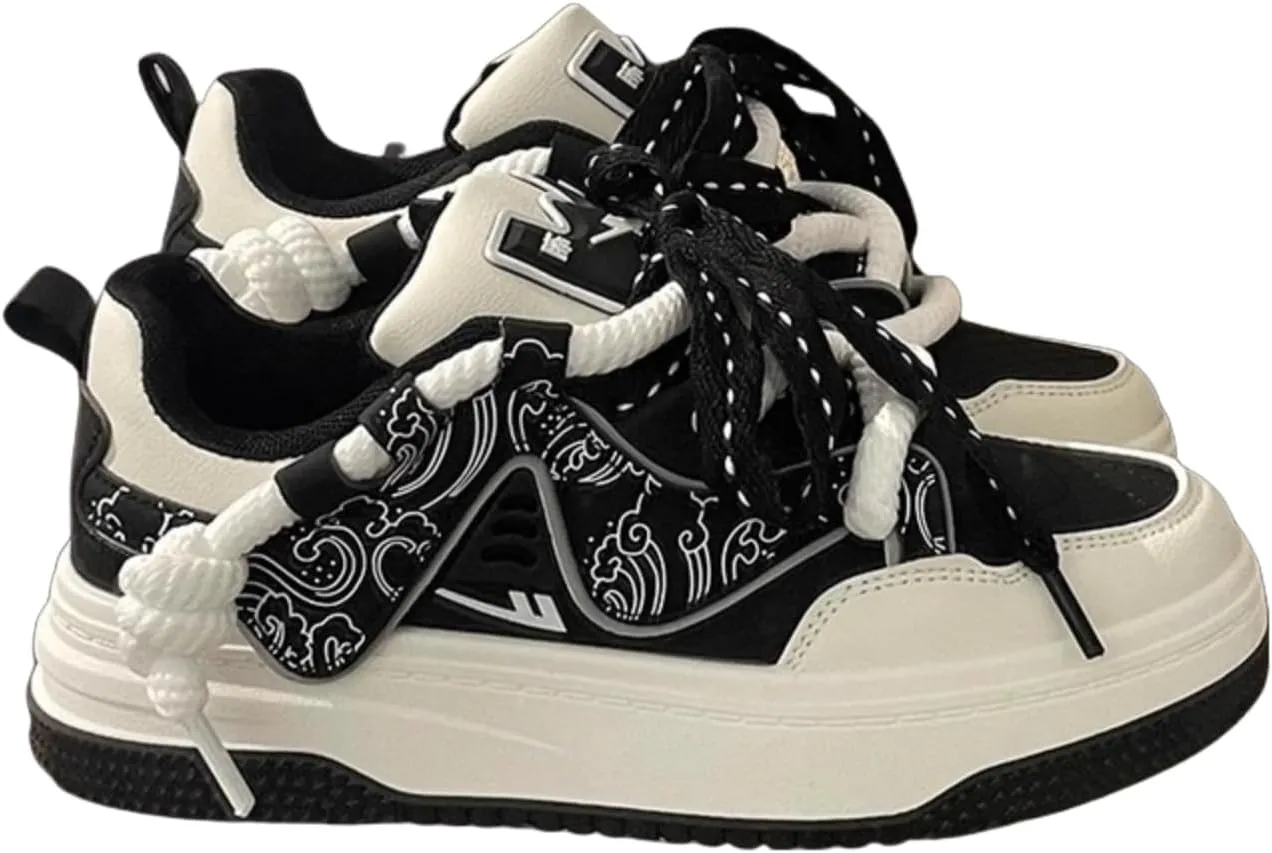 Chunky Sneakers for Women, Dopamine Color Platform Shoes, Warm & Stylish Plush Sole Sneakers, Height-Boosting & Durable for Autumn and Winter