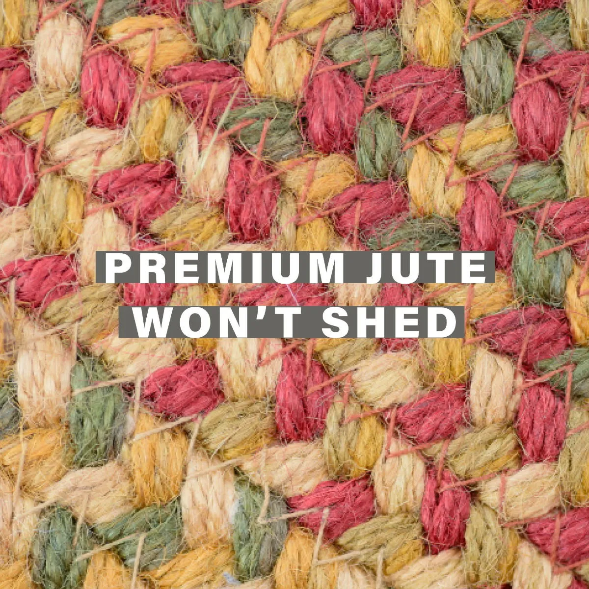 Cider Barn Red Jute Oval Braided Rugs