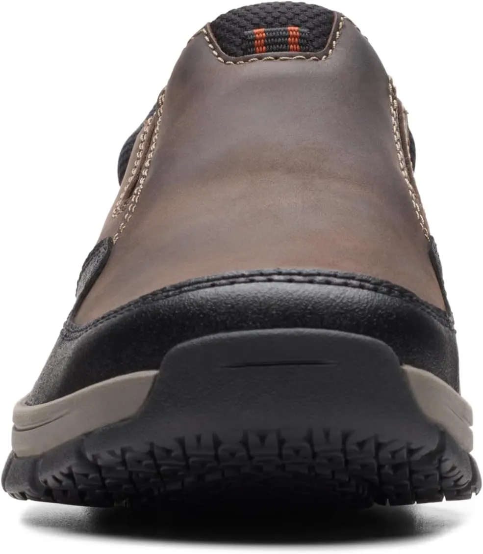 Clarks Mens Walpath Step Leather Waterproof Slip-On Sneakers
