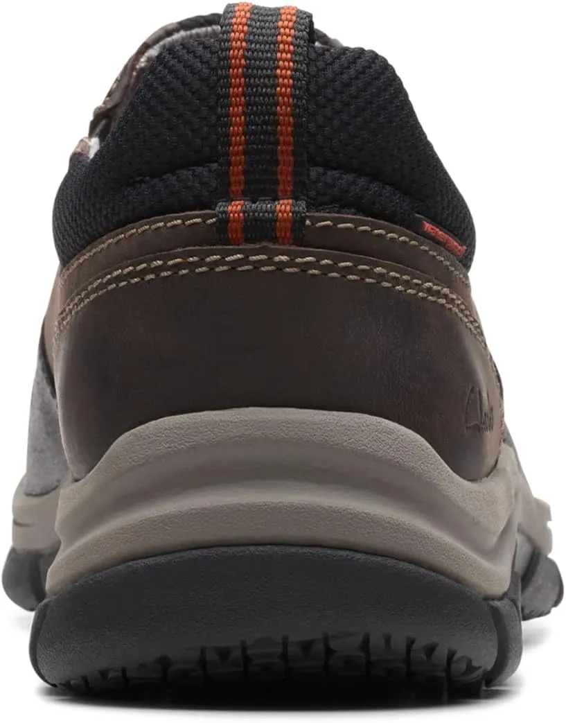 Clarks Mens Walpath Step Leather Waterproof Slip-On Sneakers