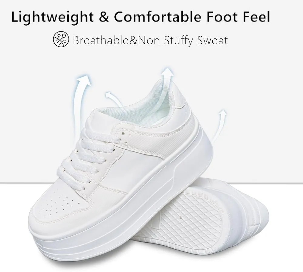 Classic Fashion Sneakers,Slip-Resistant and Durable, Casual Sports Shoes,Breathable and Lightweight, Minimalist White Shoes
