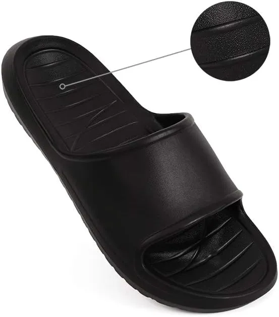 Colgo Mens Shower Shoes Slippers Quick Drying Bathroom Slippers Soft Sole Dorm Room House Gym Pool Sandals