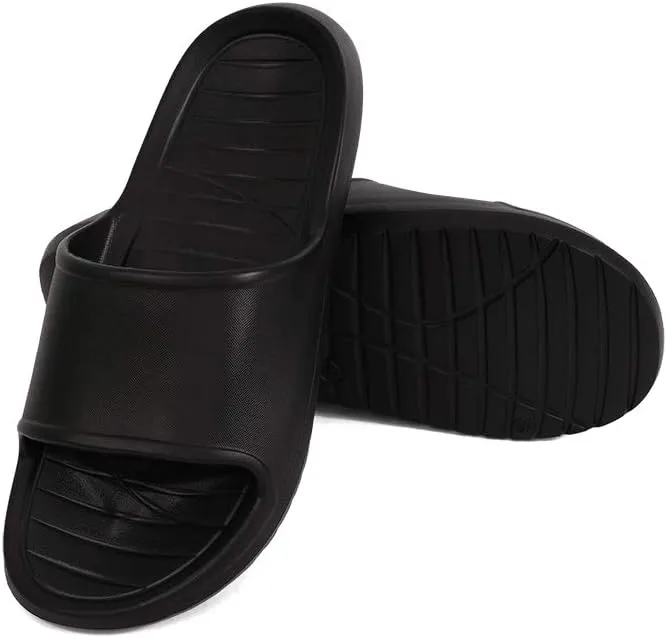 Colgo Mens Shower Shoes Slippers Quick Drying Bathroom Slippers Soft Sole Dorm Room House Gym Pool Sandals