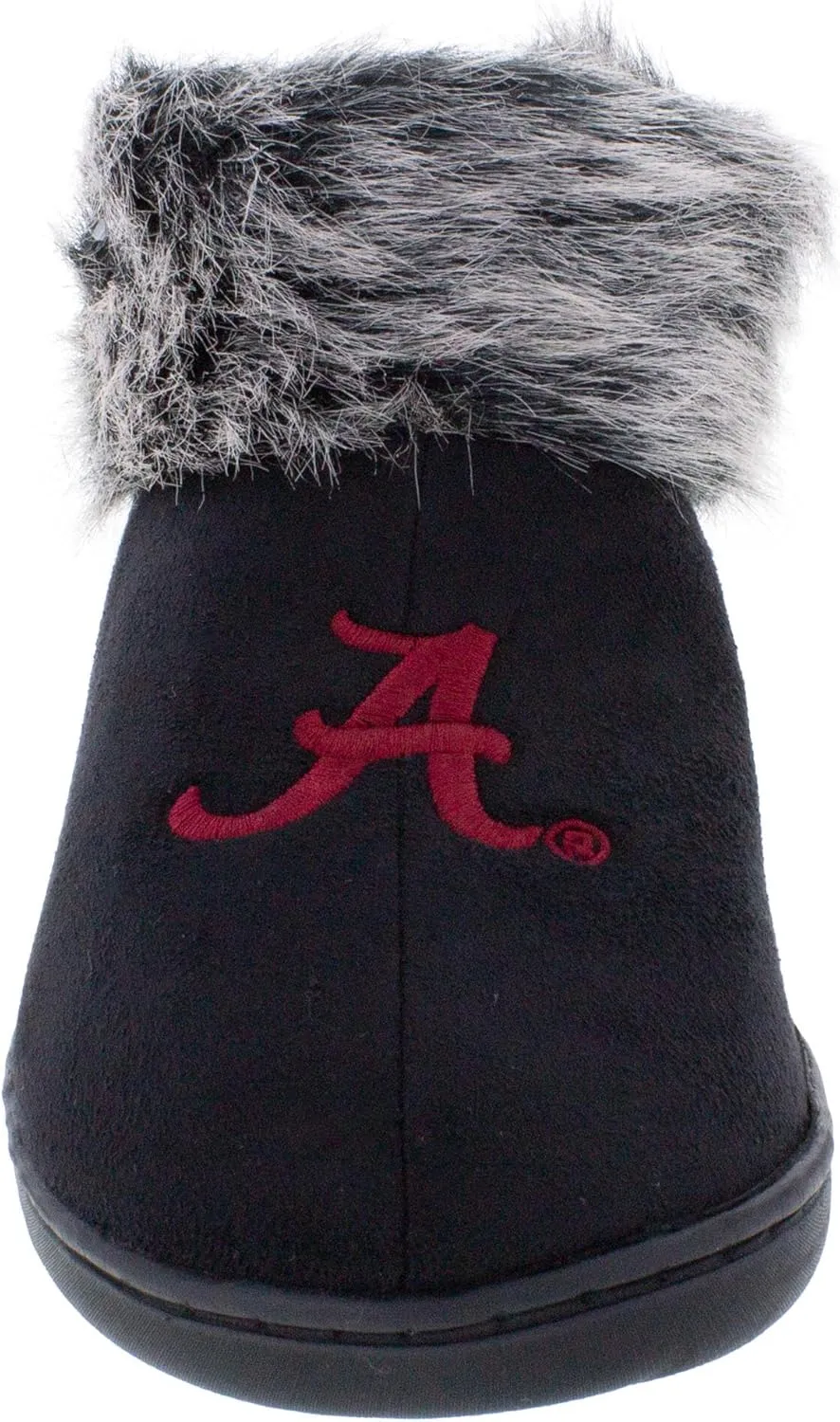 Comfy Feet Womens NCAA Faux Sheepskin Furry Top Indoor Outdoor Slippers