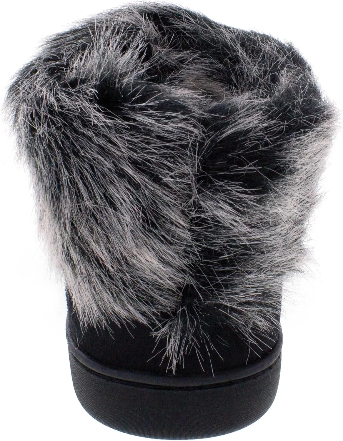 Comfy Feet Womens NCAA Faux Sheepskin Furry Top Indoor Outdoor Slippers