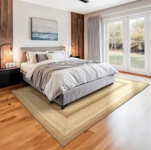 Cookie Dough Brown Jute Braided Rug