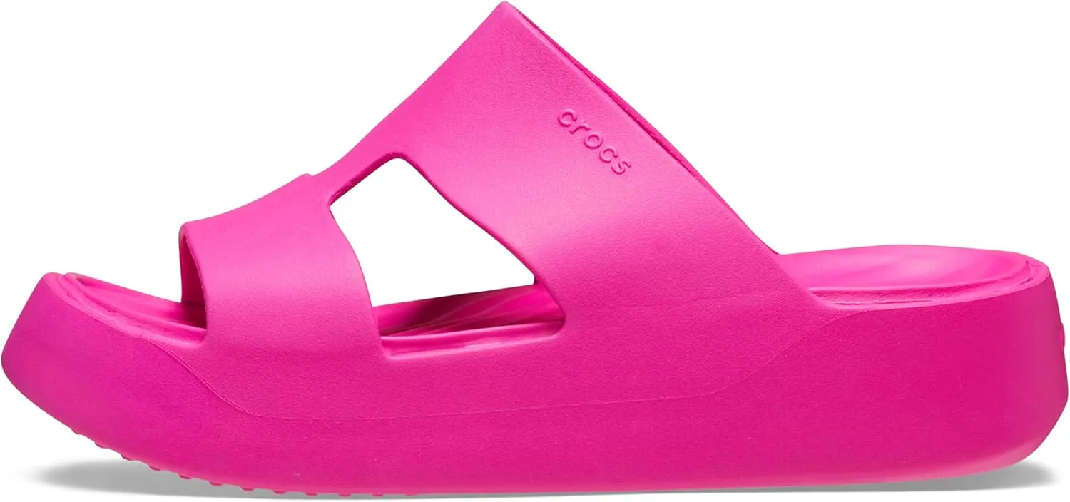 Crocs Women's Getaway Platform H-Strap Sandals, Wedge Sandals for Women