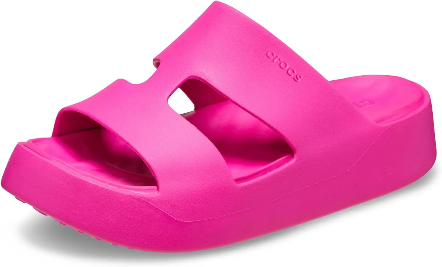 Crocs Women's Getaway Platform H-Strap Sandals, Wedge Sandals for Women