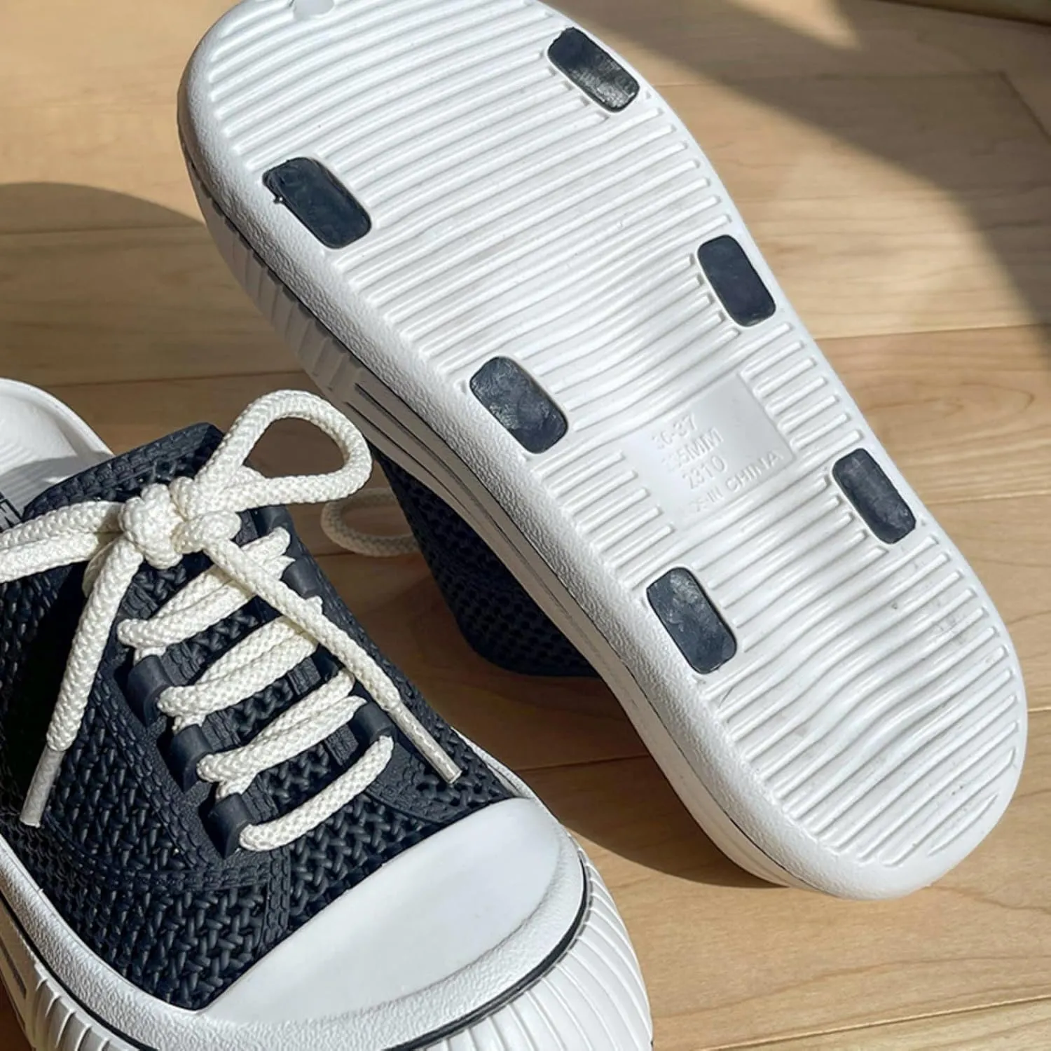Cute Thick Sole Slippers Women Slide-On Clogs EVA 1.6" Y2K Platform Height Increase Run Small Outdoor Travel Beach Sandals