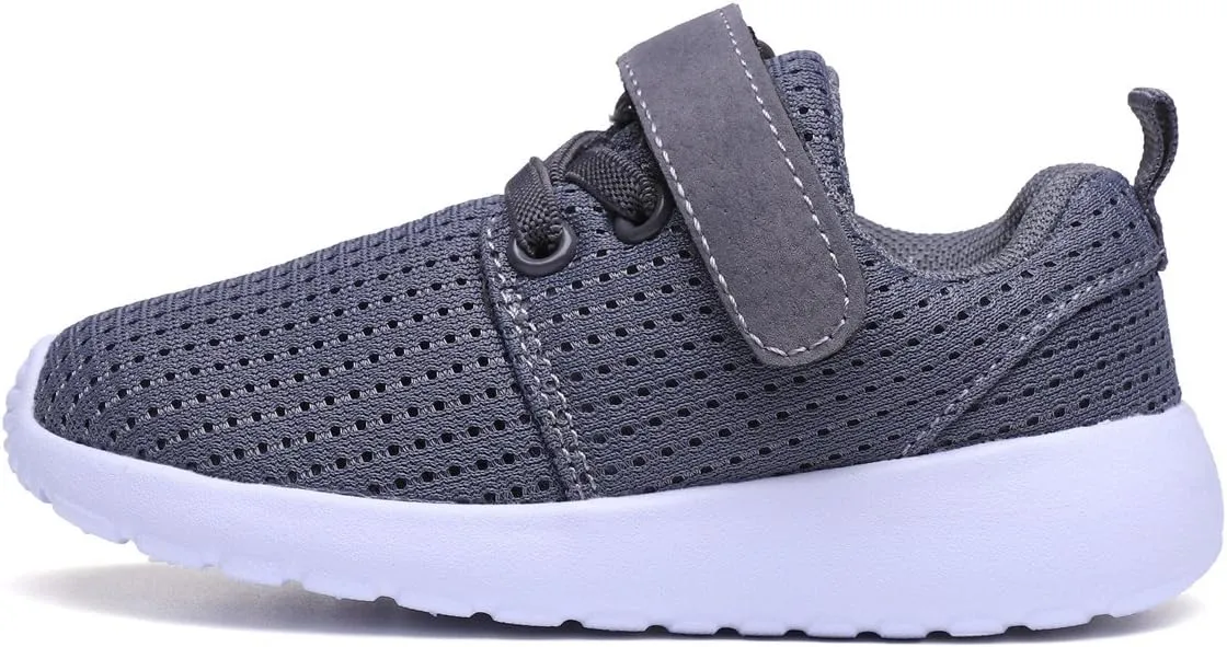 DADAWEN Toddler/Little Kid Boys Girls Lightweight Breathable Sneakers Strap Athletic Tennis Shoes for Running Walking
