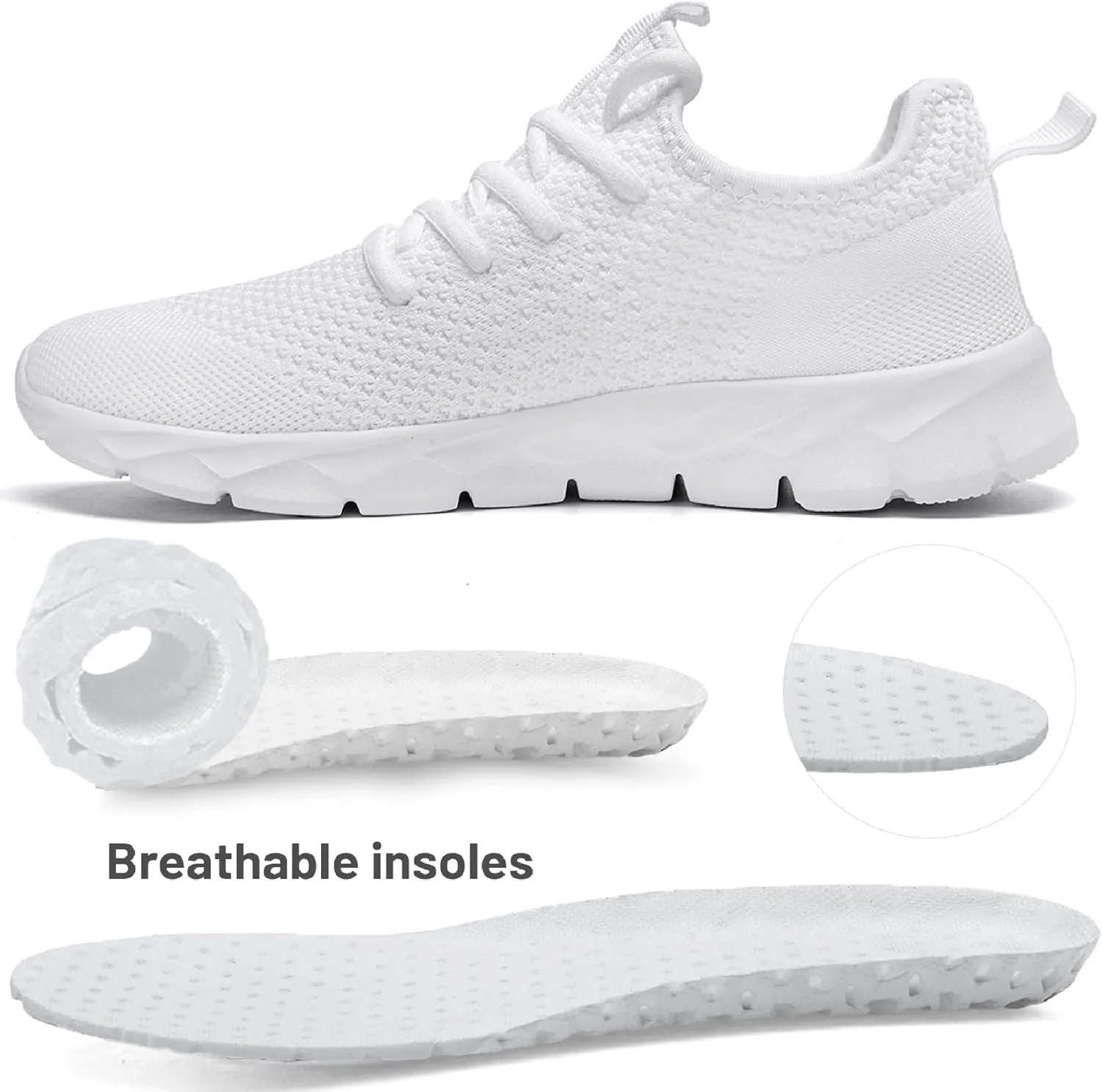 Damyuan Running Shoes for Women Men Sneakers Slip on Walking Shoes Lightweight Tennis Breathable Comfor Womentable Gym Non Slip Workout Casual Unisex Shoes
