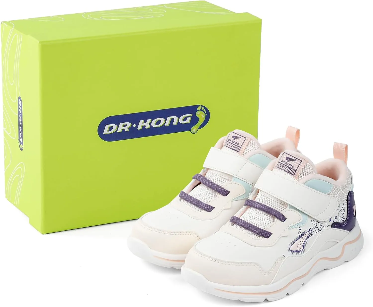 Dr Kong Toddler Shoes Kids Shoes for Boys and Girls Lightweight Durable Casual Athletic Kids Sneakers for Toddlers and Little Kids