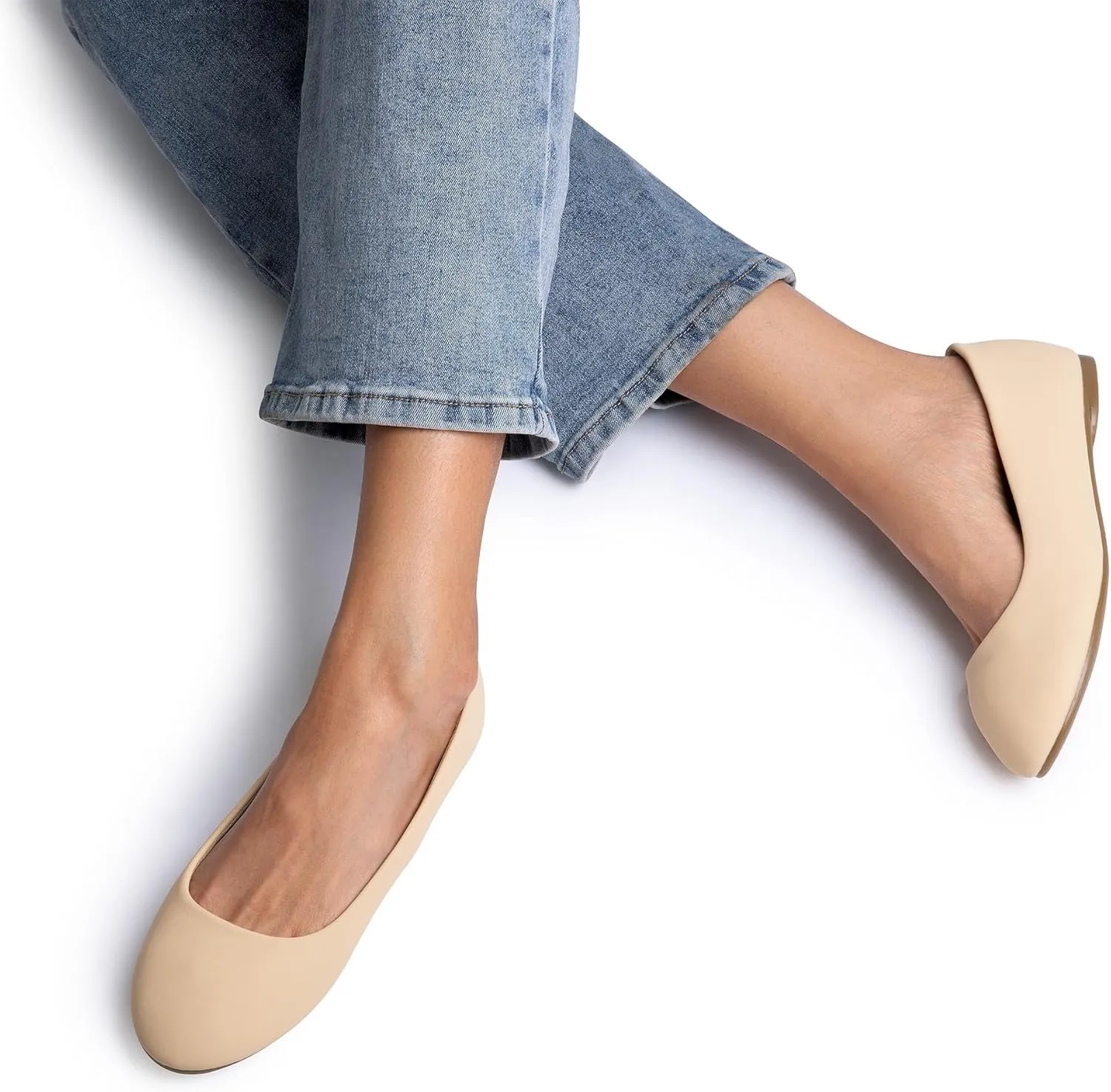 DREAM PAIRS Women's Sole-Simple Ballerina Walking Flats Shoes